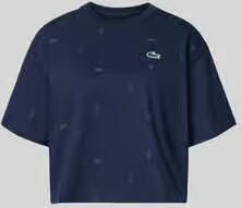 Lacoste Sport Oversized T-shirt van Katoenmix