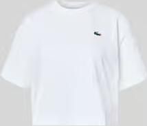 Lacoste Sport Oversized T-shirt van Katoenmix