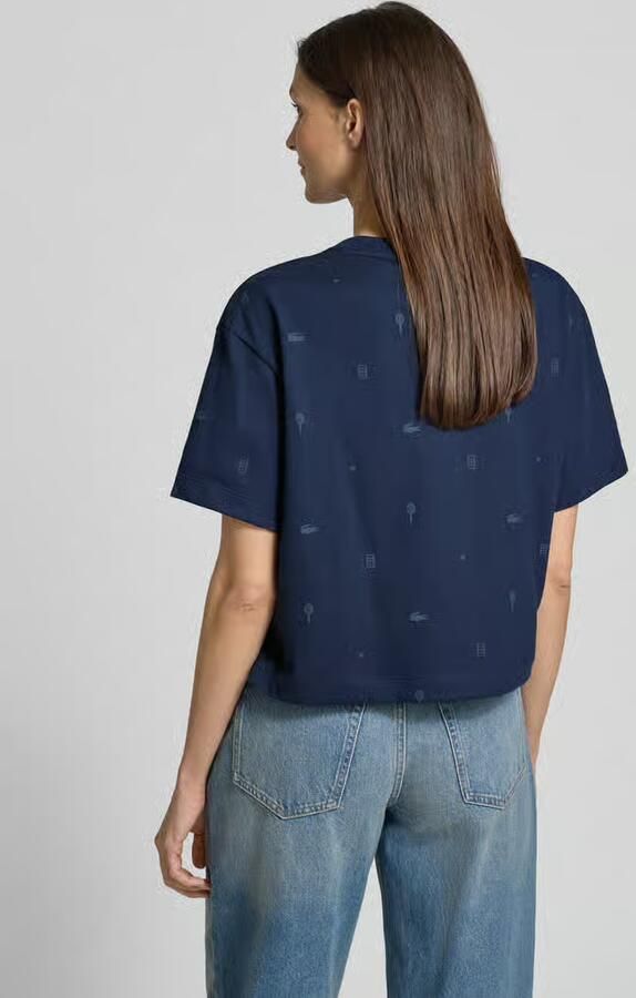 Lacoste Sport Oversized T-shirt van Katoenmix - Foto 2