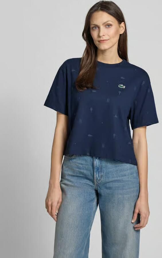 Lacoste Sport Oversized T-shirt van Katoenmix - Foto 3