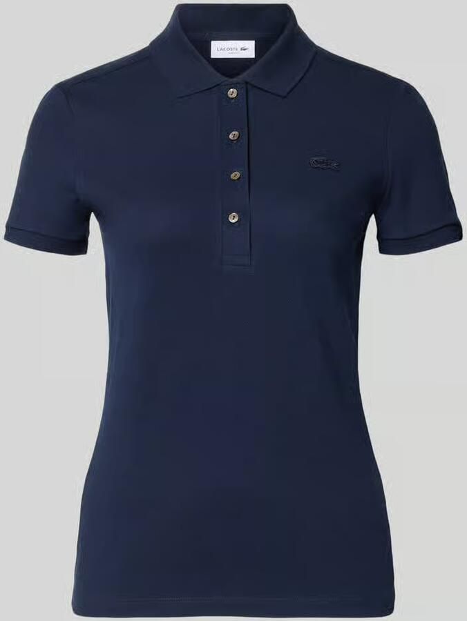 Lacoste Poloshirt met harmonieus gekleurde -krokodil op borsthoogte (1-delig)