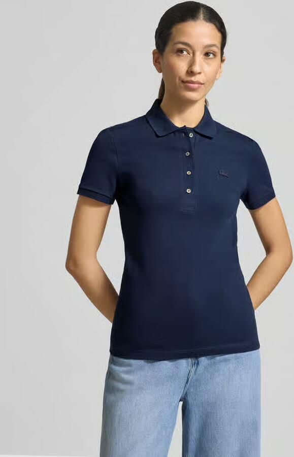 Lacoste Poloshirt met harmonieus gekleurde -krokodil op borsthoogte (1-delig) - Foto 5