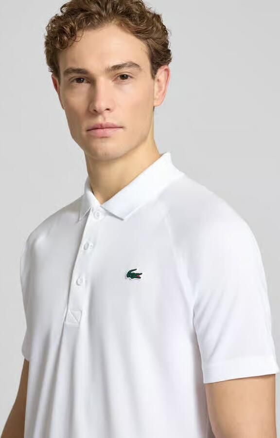 Lacoste Sport regular fit sport poloshirt met labelpatch - Foto 2