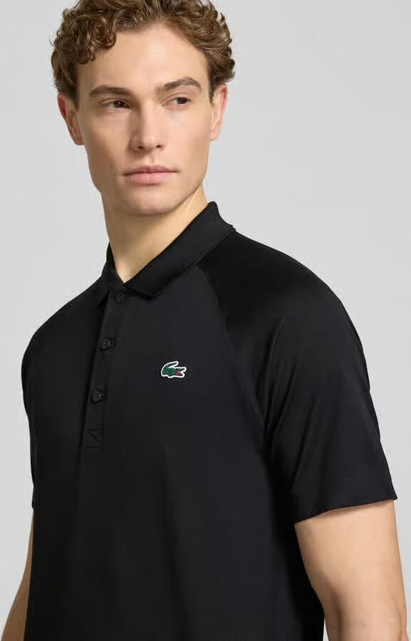 Lacoste Sport regular fit sport poloshirt met labelpatch
