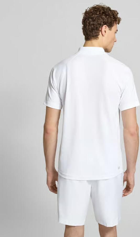 Lacoste Sport regular fit sport poloshirt met labelpatch