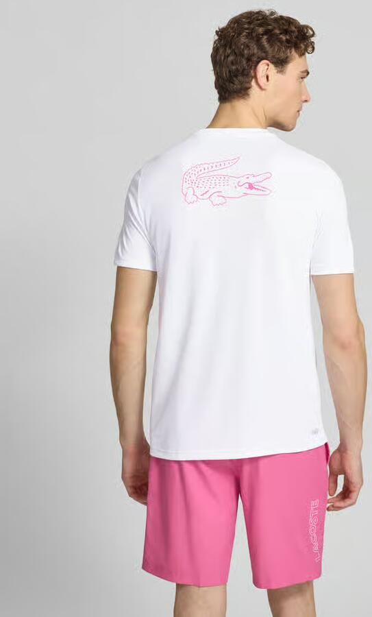 Lacoste Sport regular fit sport T-shirt met uv-bescherming 50+ - Foto 4