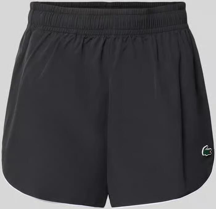 Lacoste Sport regular fit sportshorts met elastische band
