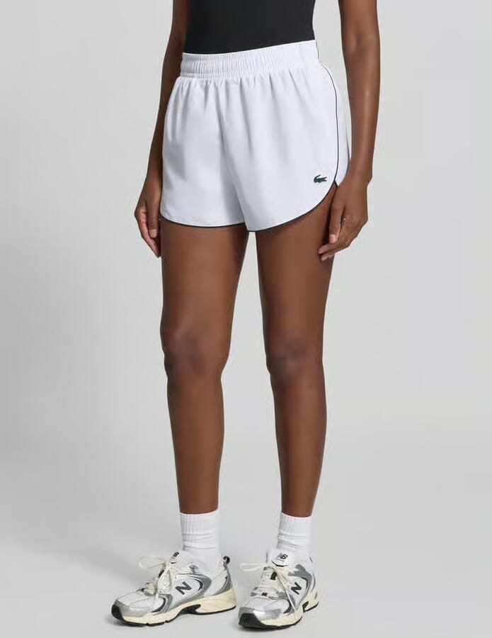 Lacoste Sport regular fit sportshorts met elastische band - Foto 2