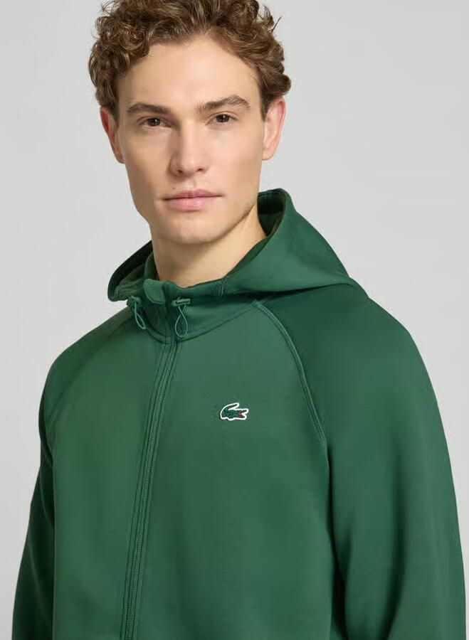Lacoste Sport Regular fit Sweatjack met Katoen-Anteil
