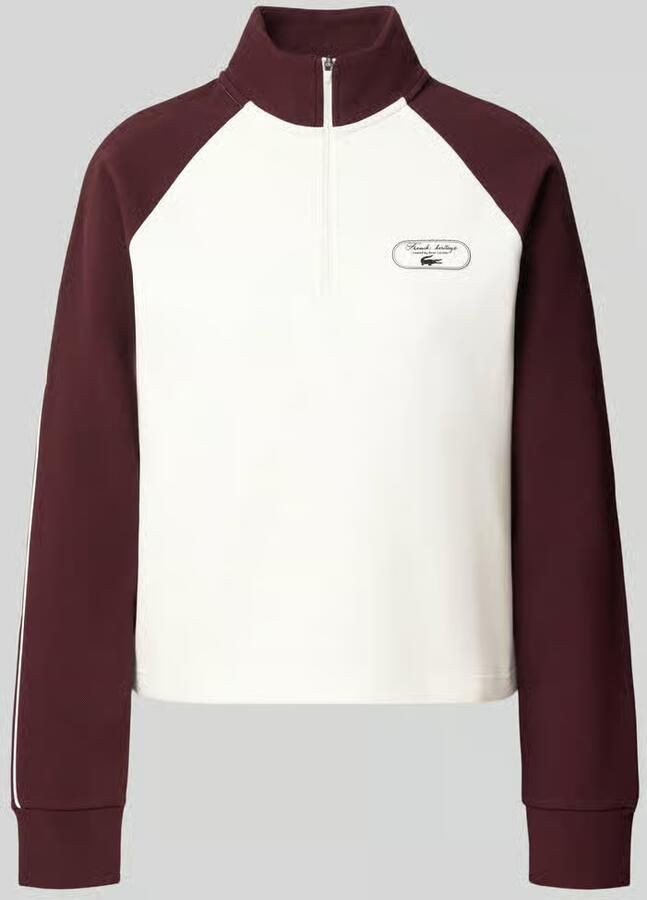 Lacoste Sport Regular fit sweatshirt van katoenmix