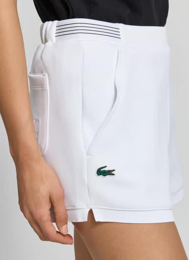 Lacoste Sport regular fit sweatshorts met logo-applicatie