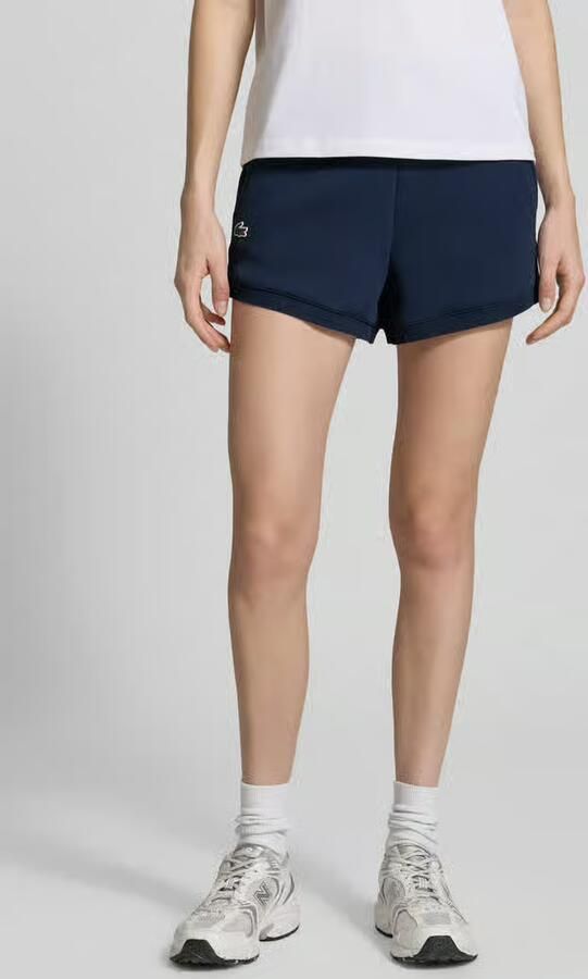 Lacoste Sport regular fit sweatshorts met logo-applicatie - Foto 3