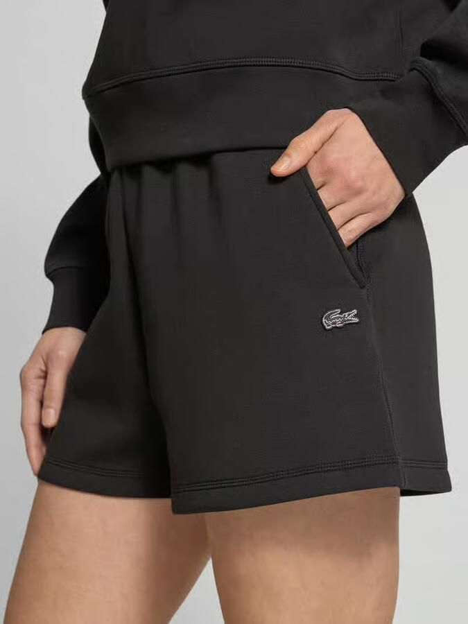 Lacoste Sport Regular Fit sweatshorts van katoenmix
