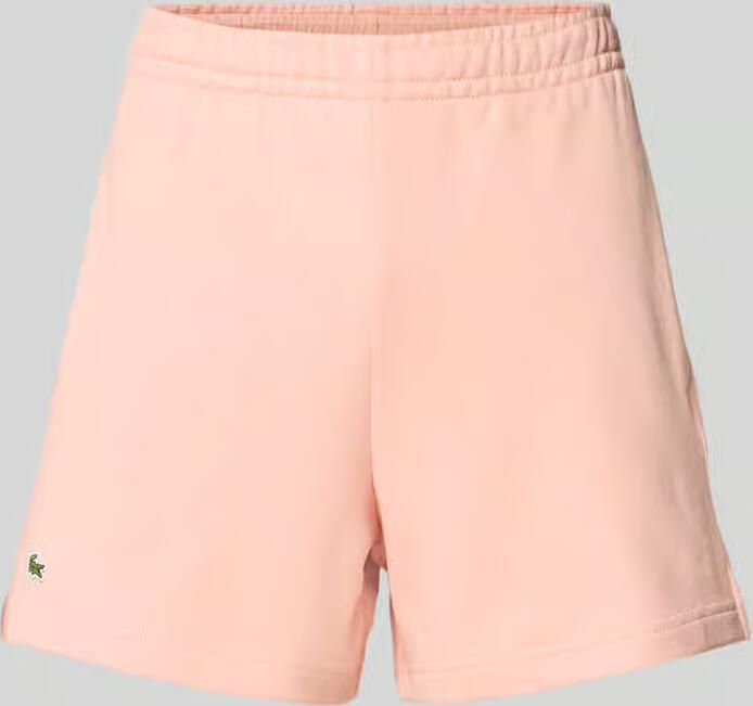 Lacoste Sport Regular fit sweatshorts van puur katoen