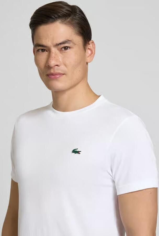 Lacoste Sport Regular Fit T-shirt van katoenmix