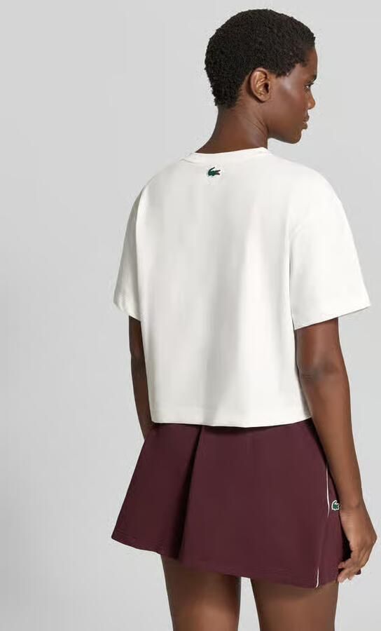 Lacoste Sport Regular fit t-shirt van katoenmix - Foto 2