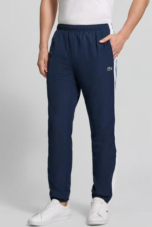 Lacoste Sport Regular Fit trainingsbroek met verstelbare elastische band - Foto 3