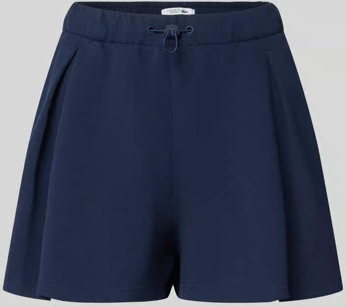 Lacoste Sport relaxed fit short uit katoenmix