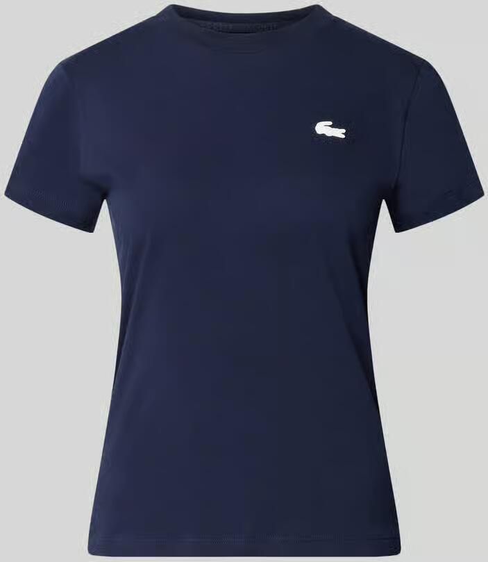 Lacoste Sport Slim fit sport-t-shirt van katoenmix