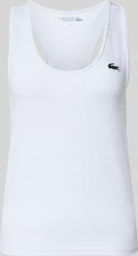Lacoste Sport Slim fit sport tank top met labelpatch - Foto 2