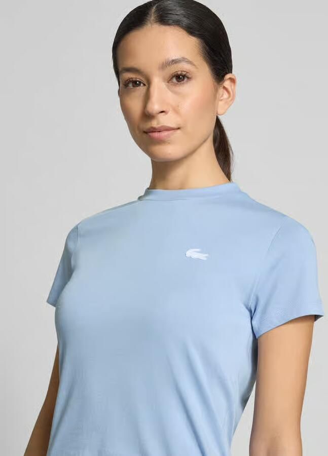 Lacoste Sport Slim Fit T-shirt van katoenmix