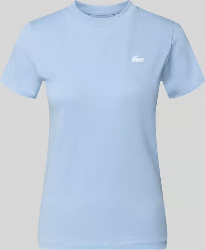 Lacoste Sport Slim Fit T-shirt van katoenmix - Foto 2