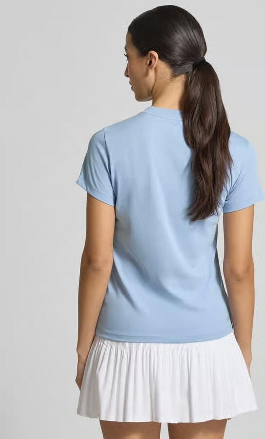 Lacoste Sport Slim Fit T-shirt van katoenmix - Foto 2