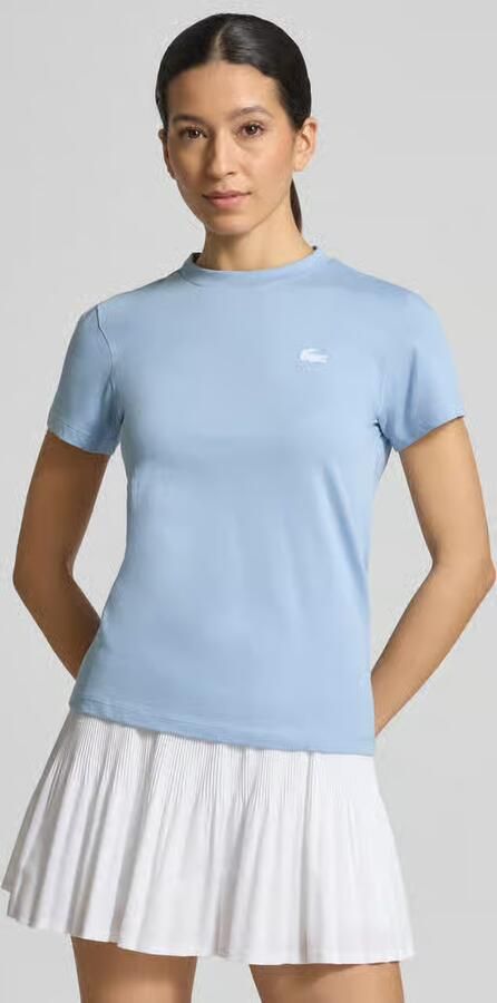 Lacoste Sport Slim Fit T-shirt van katoenmix - Foto 3