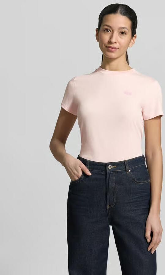 Lacoste Sport Slim Fit T-shirt van katoenmix - Foto 2