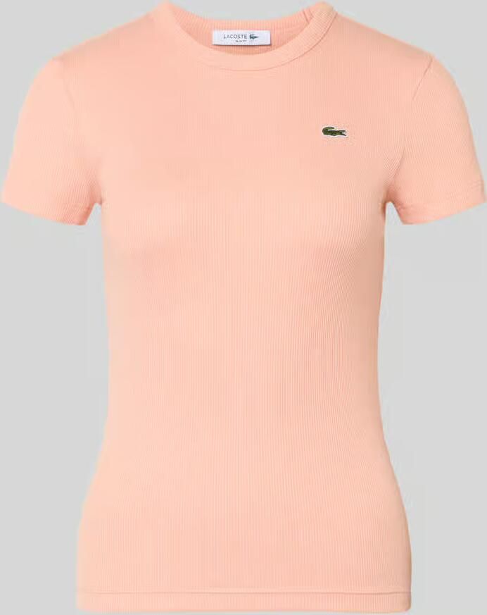 Lacoste Sport Slim Fit T-shirt van puur katoen