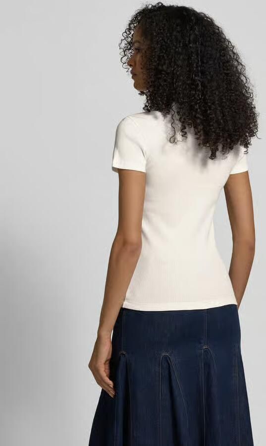 Lacoste slim fit T-shirt van zuiver katoen model 'TF5538' - Foto 2
