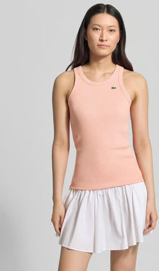 Lacoste Sport Slim fit Tank Top van puur katoen - Foto 3