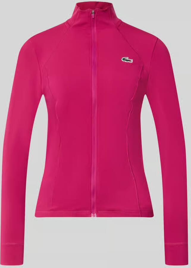 Lacoste Sport Slim fit trainingsjack met logopatch