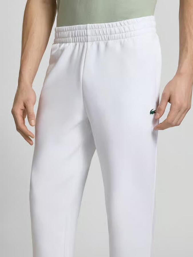 Lacoste Sport Tapered Sweatpants met Katoen