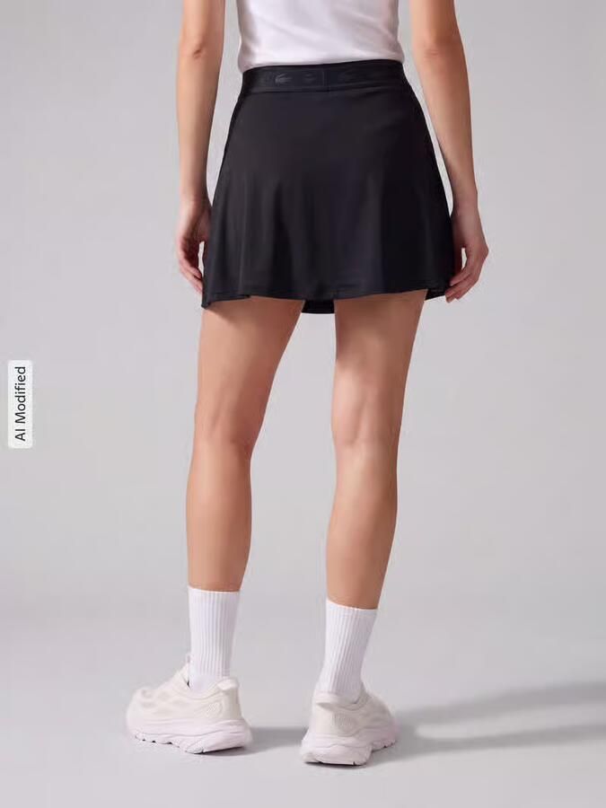 Lacoste Sport Uitlopende sport-rok met logodetail - Foto 3