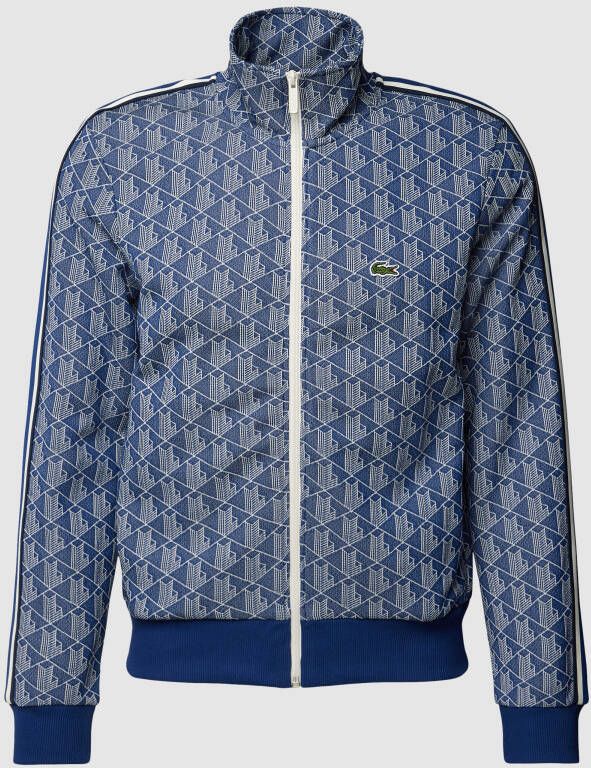 Lacoste Sweater met monogrampatroon Blauw - Foto 1