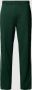Lacoste Groene broek met elastische tailleband en geborduurde krokodil Green Heren - Thumbnail 1