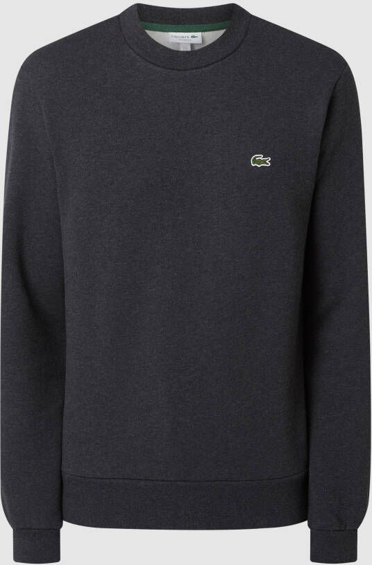 Lacoste Bio Cotton Fleece Crew Sweater Heren