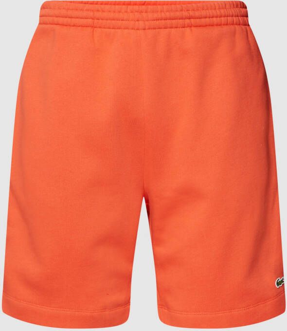 Lacoste Sweatshorts met labelpatch model 'Basic'