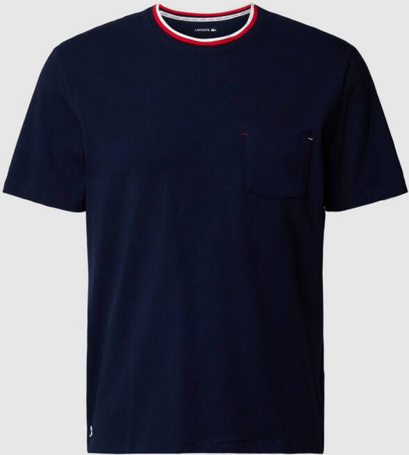 Lacoste T-shirt met contraststrepen model 'FRENCH FLAG'