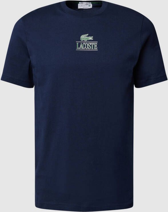 Lacoste T-shirt met logo Blauw