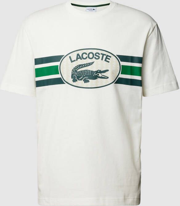 Lacoste T-shirt met labelprint