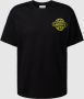 Lacoste Multilogo Achterkant T-Shirt Zwart Heren - Thumbnail 1