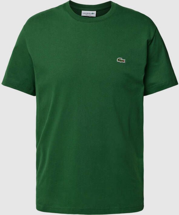 Lacoste Verts Korte Mouw Katoenen T-Shirt Green