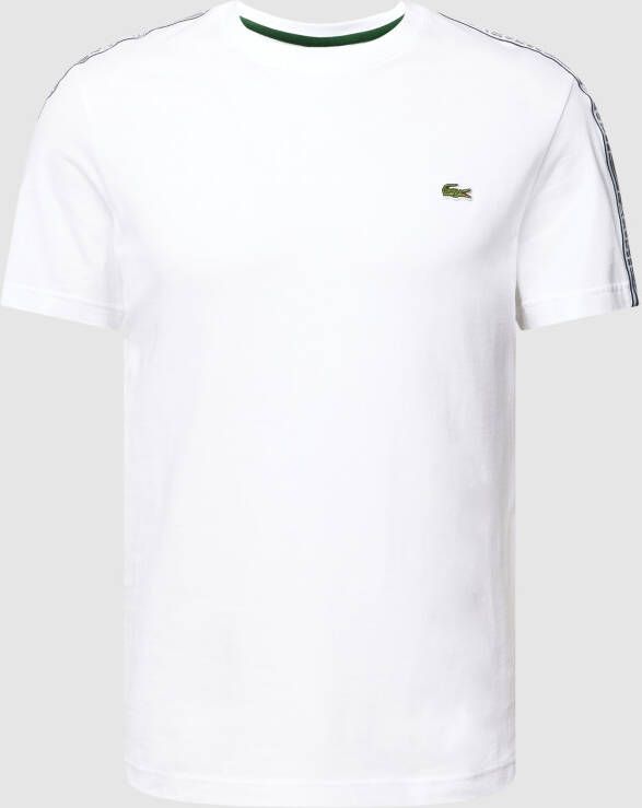 Lacoste Heren Katoenen T-Shirt White Heren