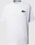 Lacoste Witte Krokodil T-shirt voor Mannen en Vrouwen Wit Heren - Thumbnail 9