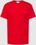 LACOSTE Heren Polo's & T-shirts 1ht1 Men's Tee-shirt 1121 Rood - Thumbnail 2