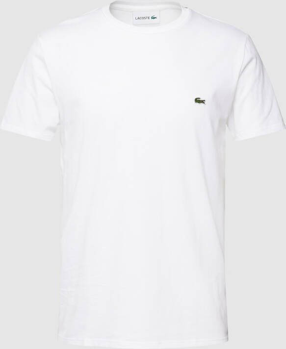 Lacoste Witte T-shirts en Polos met geborduurd logo White Heren - Foto 20