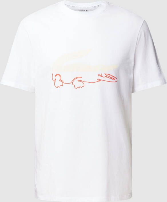 Lacoste T-shirt met ronde hals model 'CROC'