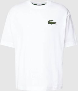 Lacoste T-shirts and Polos White Wit Heren